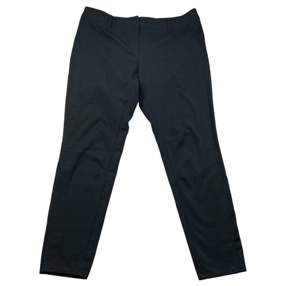 New York and Co Dress Pants Womens size 10 Black Slim Ankle Leg Stretch Career - Picture 1 of 8
